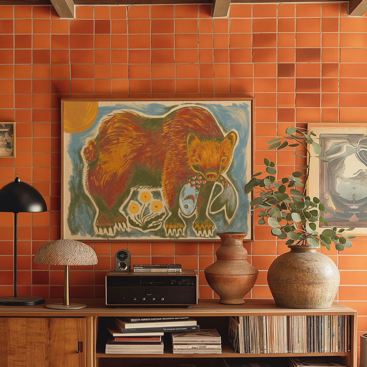 Hungry Bear - Fine Art Print