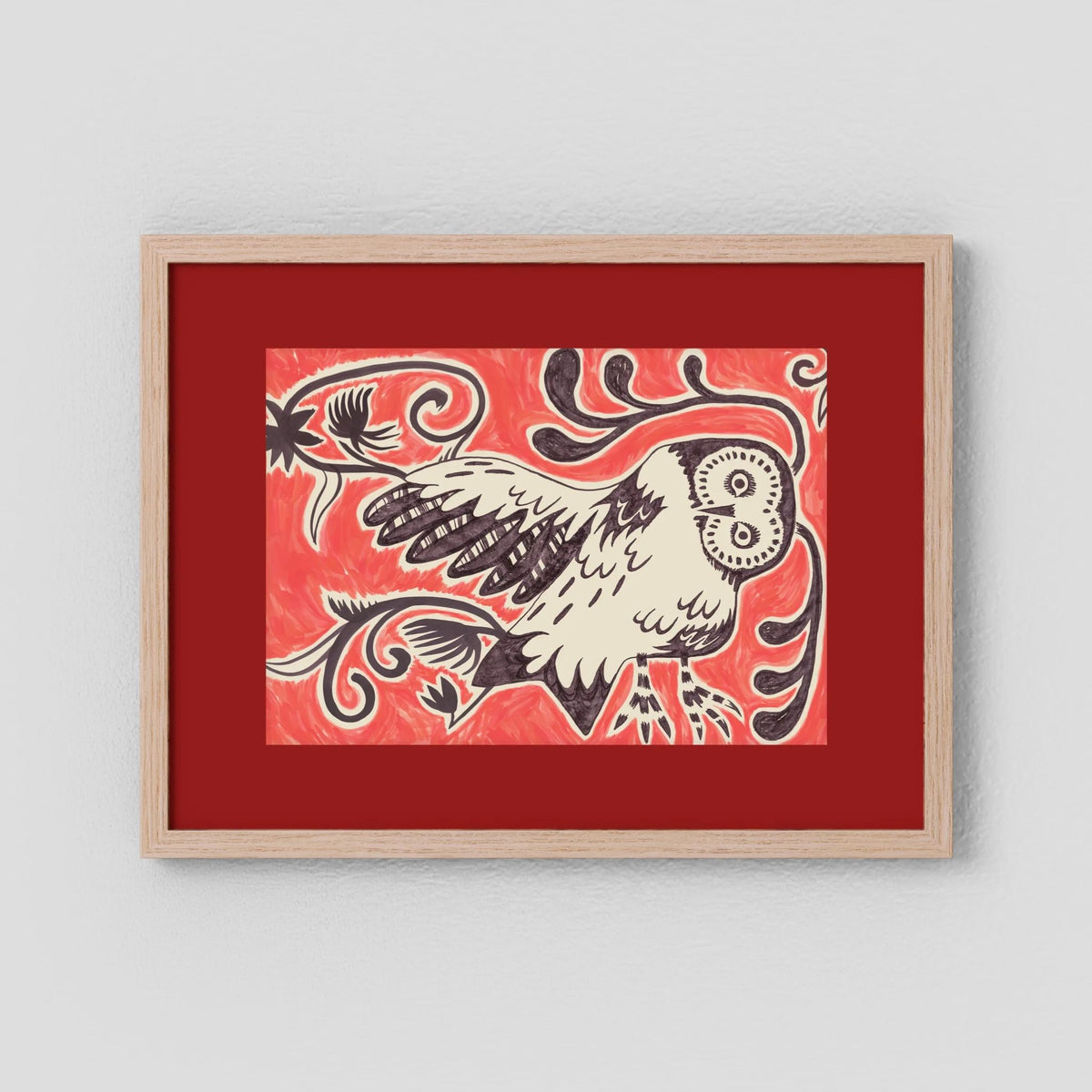 Horned Owl - Fine Art Print