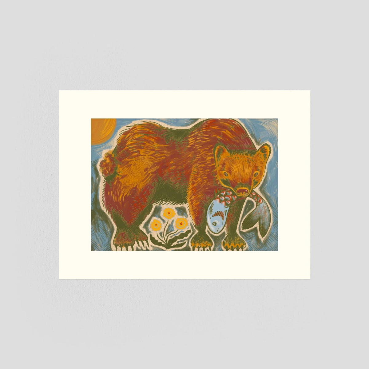 Hungry Bear - Fine Art Print
