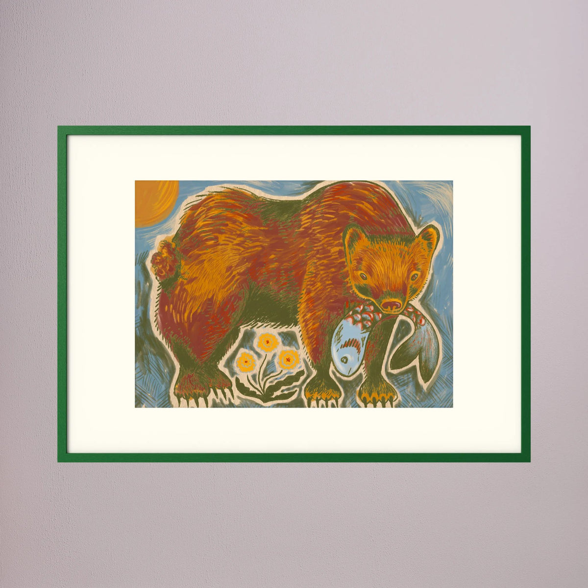 Hungry Bear - Fine Art Print