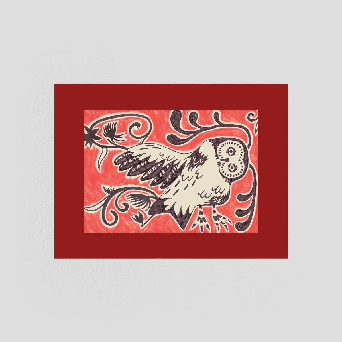 Horned Owl - Fine Art Print