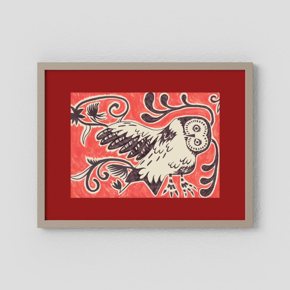 Horned Owl - Fine Art Print