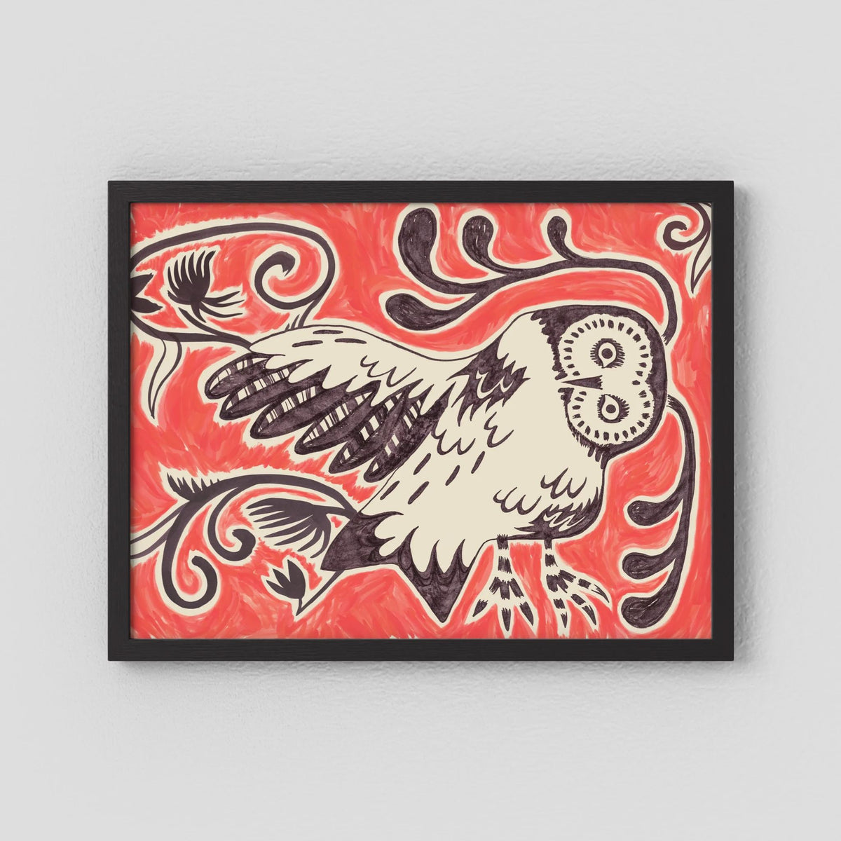 Horned Owl - Fine Art Print