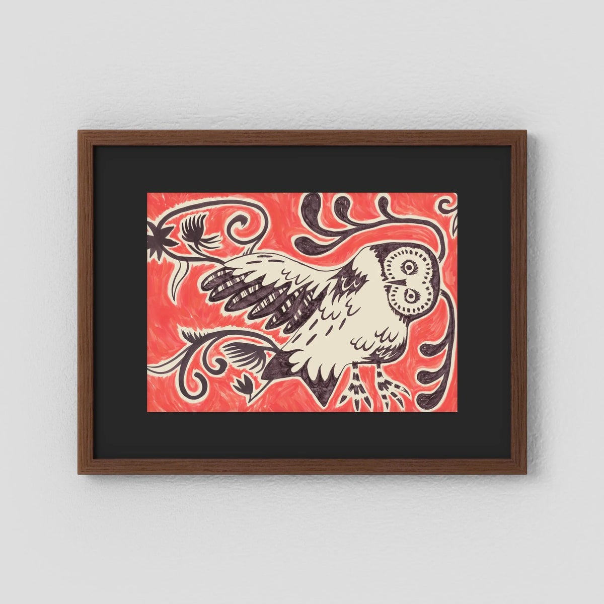 Horned Owl - Fine Art Print