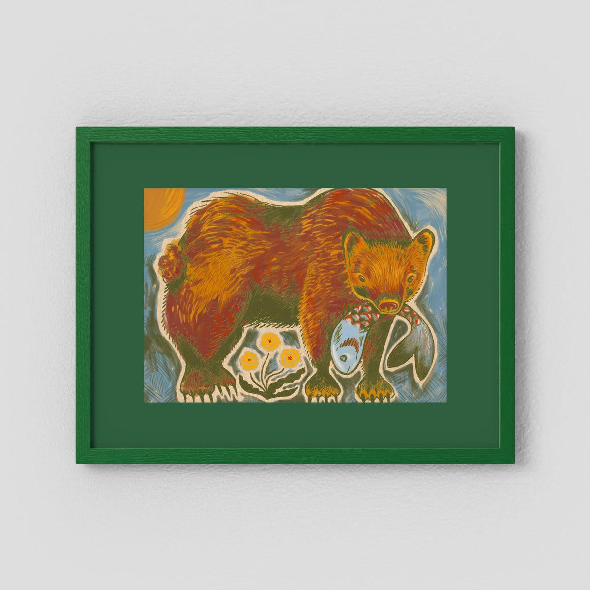 Hungry Bear - Fine Art Print