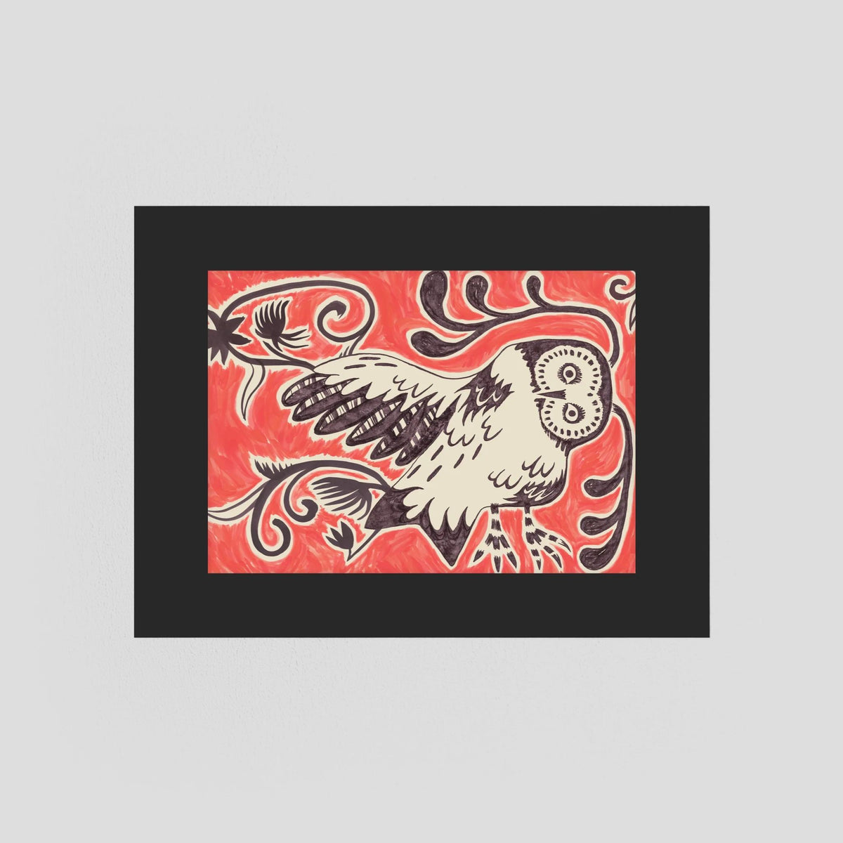 Horned Owl - Fine Art Print