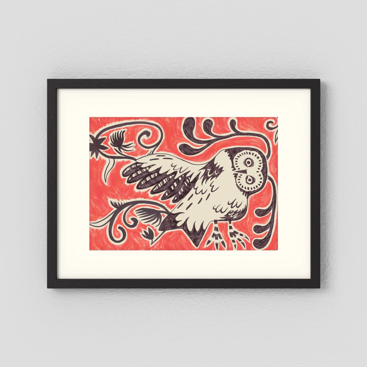 Horned Owl - Fine Art Print