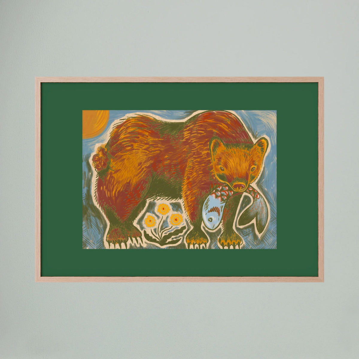 Hungry Bear - Fine Art Print