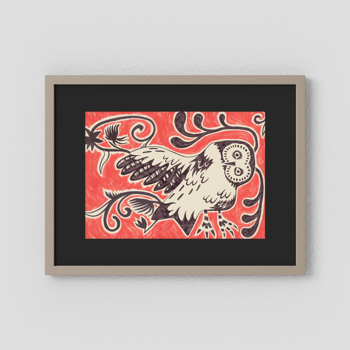 Horned Owl - Fine Art Print