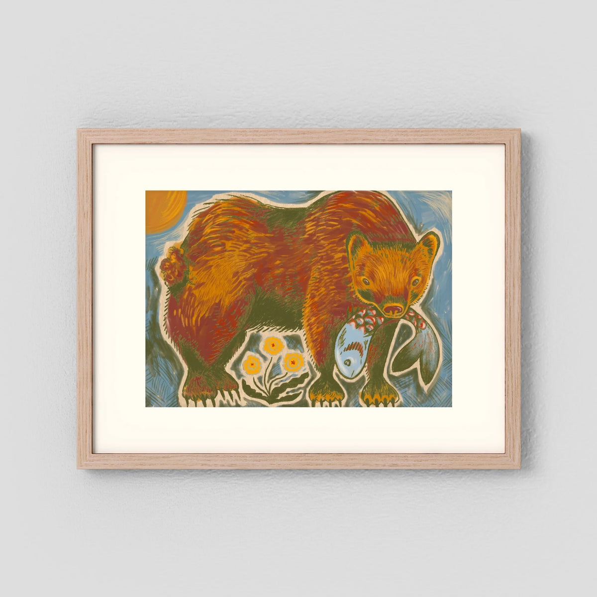 Hungry Bear - Fine Art Print