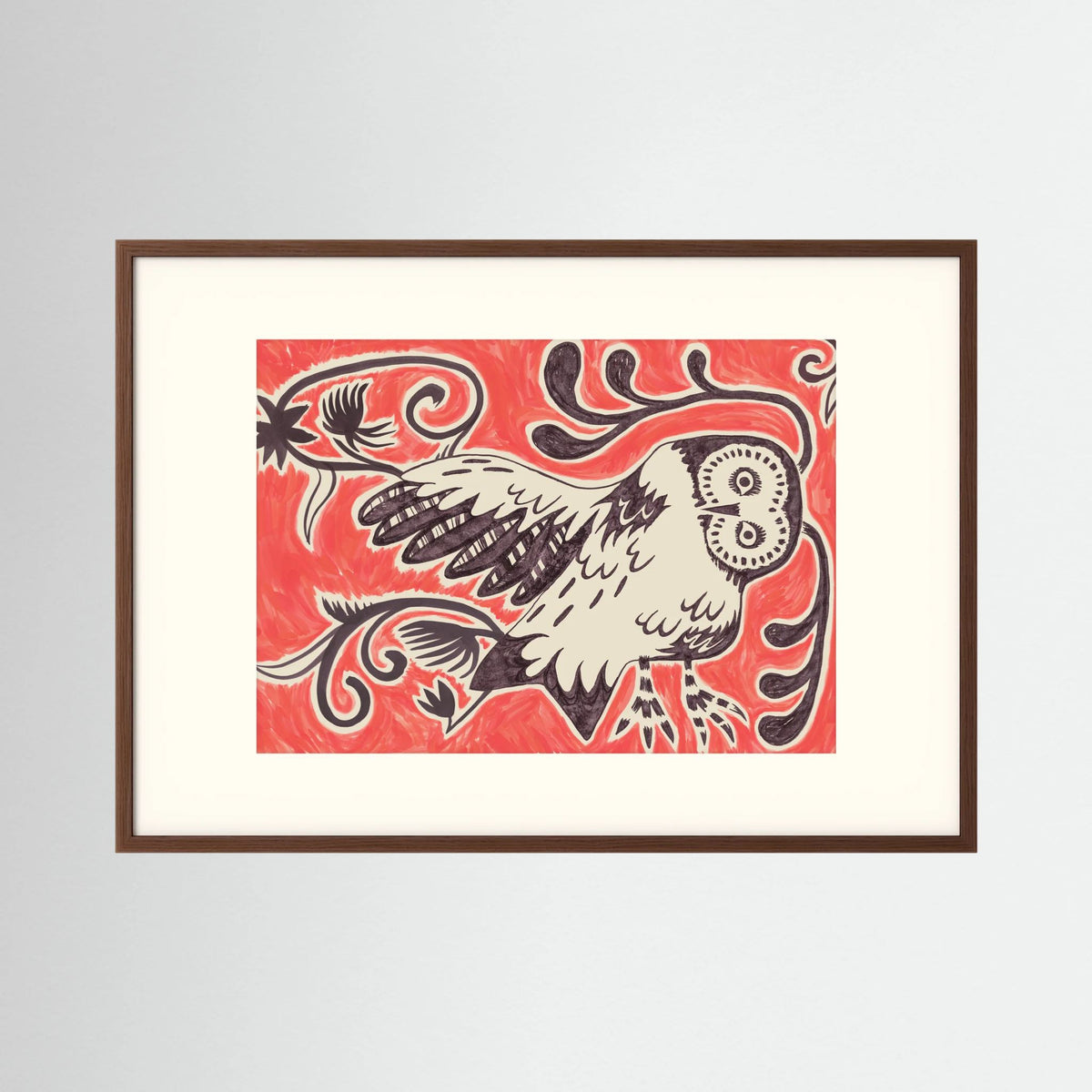 Horned Owl - Fine Art Print