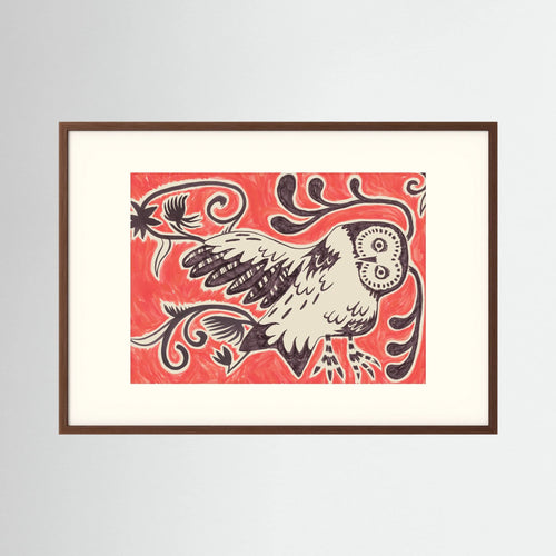 Horned Owl - Fine Art Print