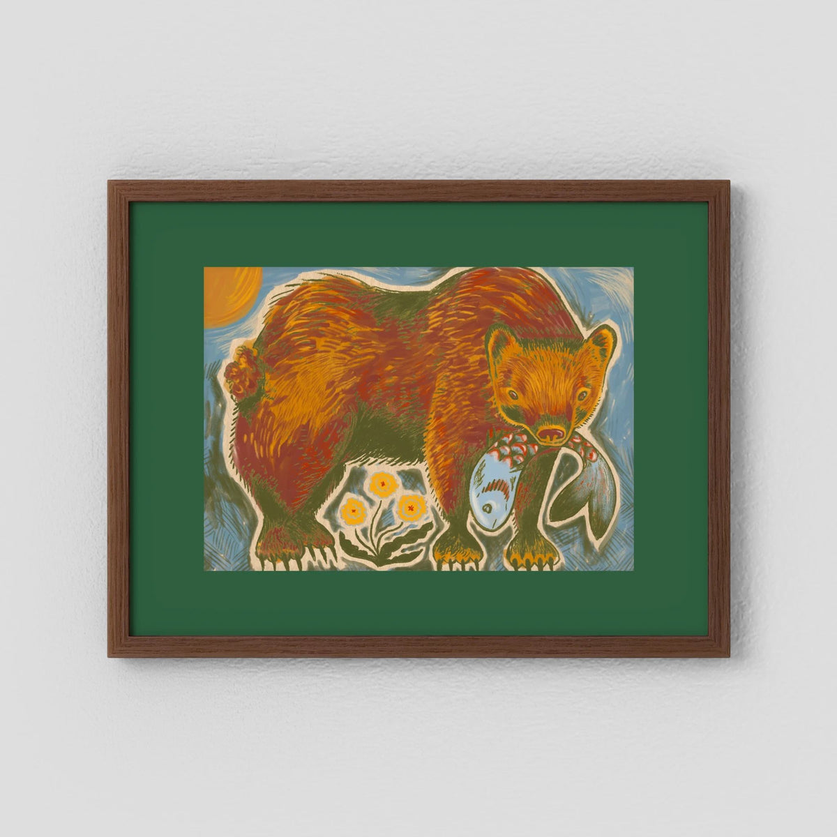Hungry Bear - Fine Art Print