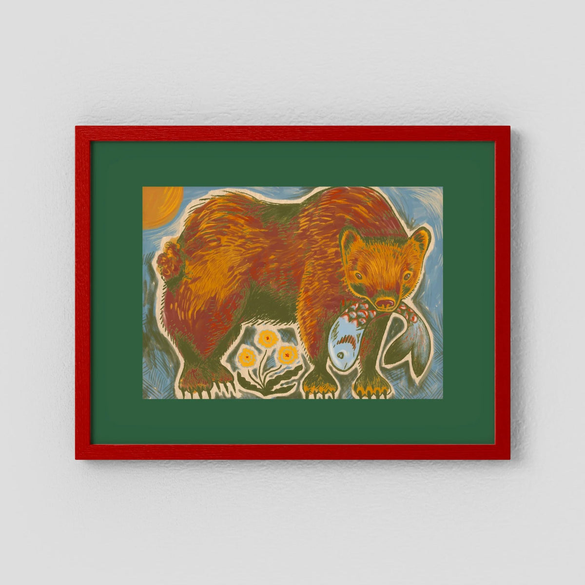 Hungry Bear - Fine Art Print