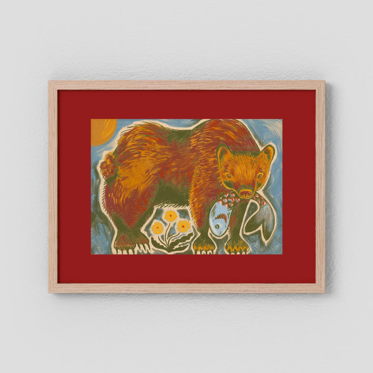 Hungry Bear - Fine Art Print