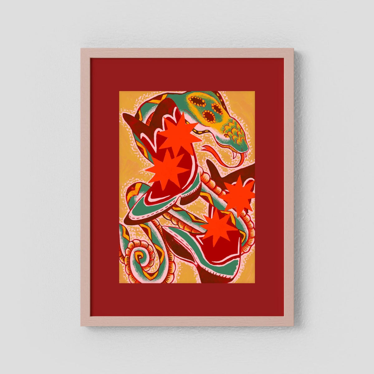 Snake on my Boots - Fine Art Print