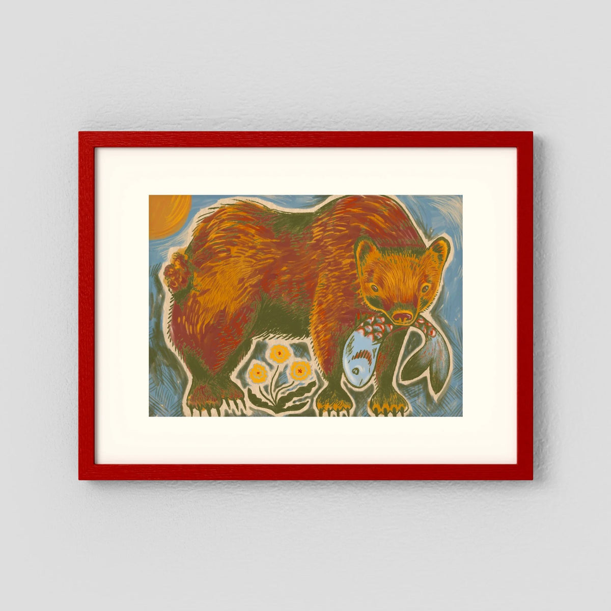 Hungry Bear - Fine Art Print