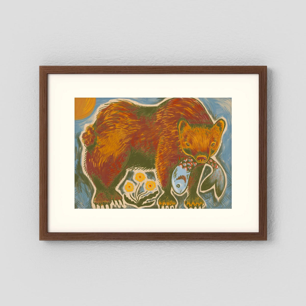 Hungry Bear - Fine Art Print
