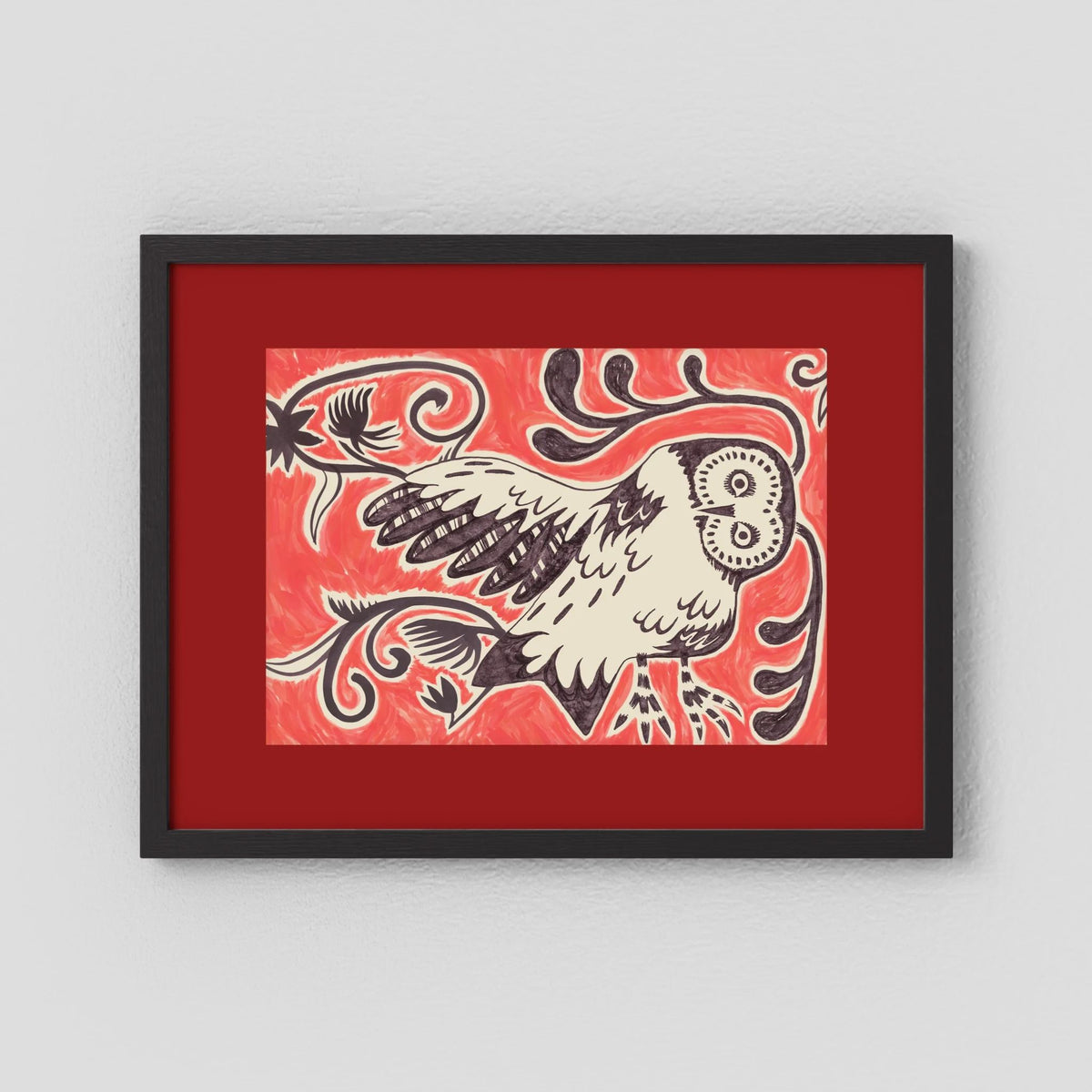 Horned Owl - Fine Art Print