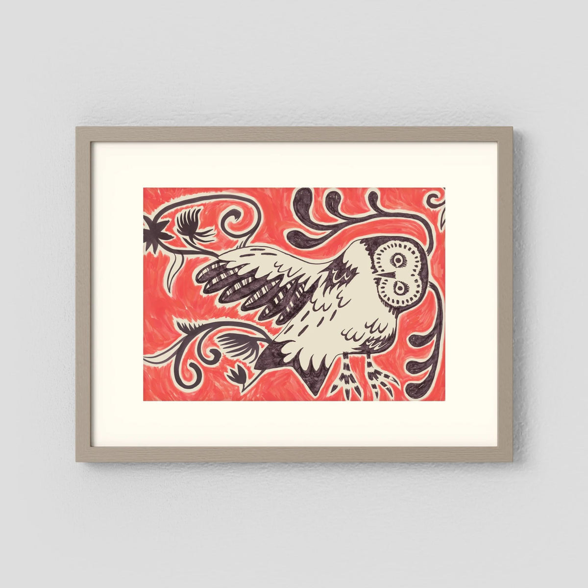 Horned Owl - Fine Art Print