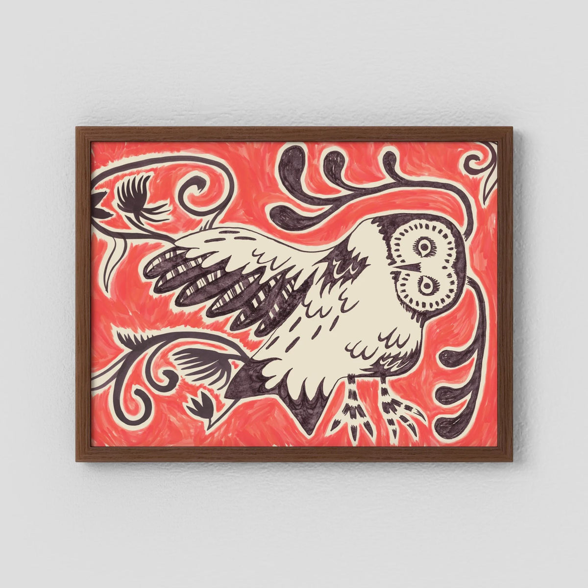 Horned Owl - Fine Art Print