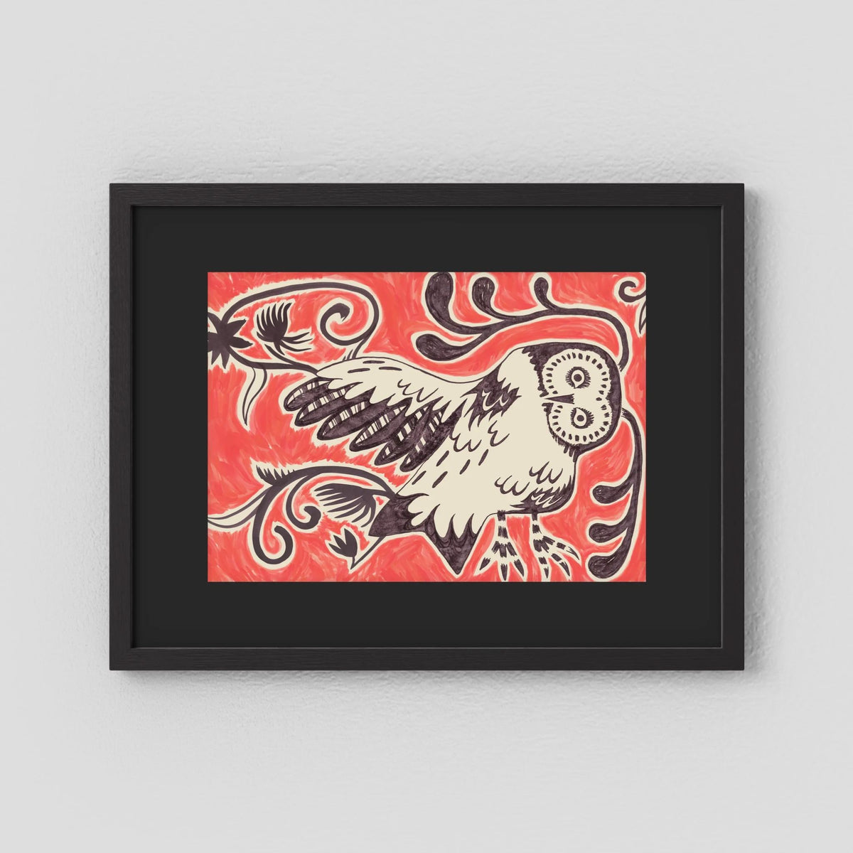 Horned Owl - Fine Art Print
