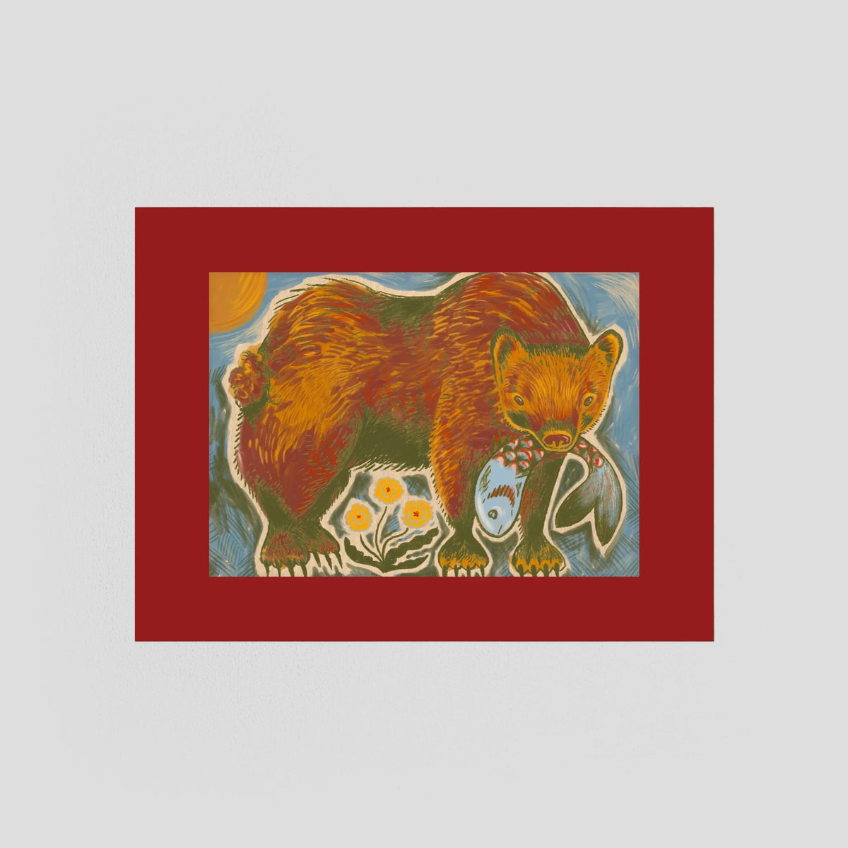 Hungry Bear - Fine Art Print