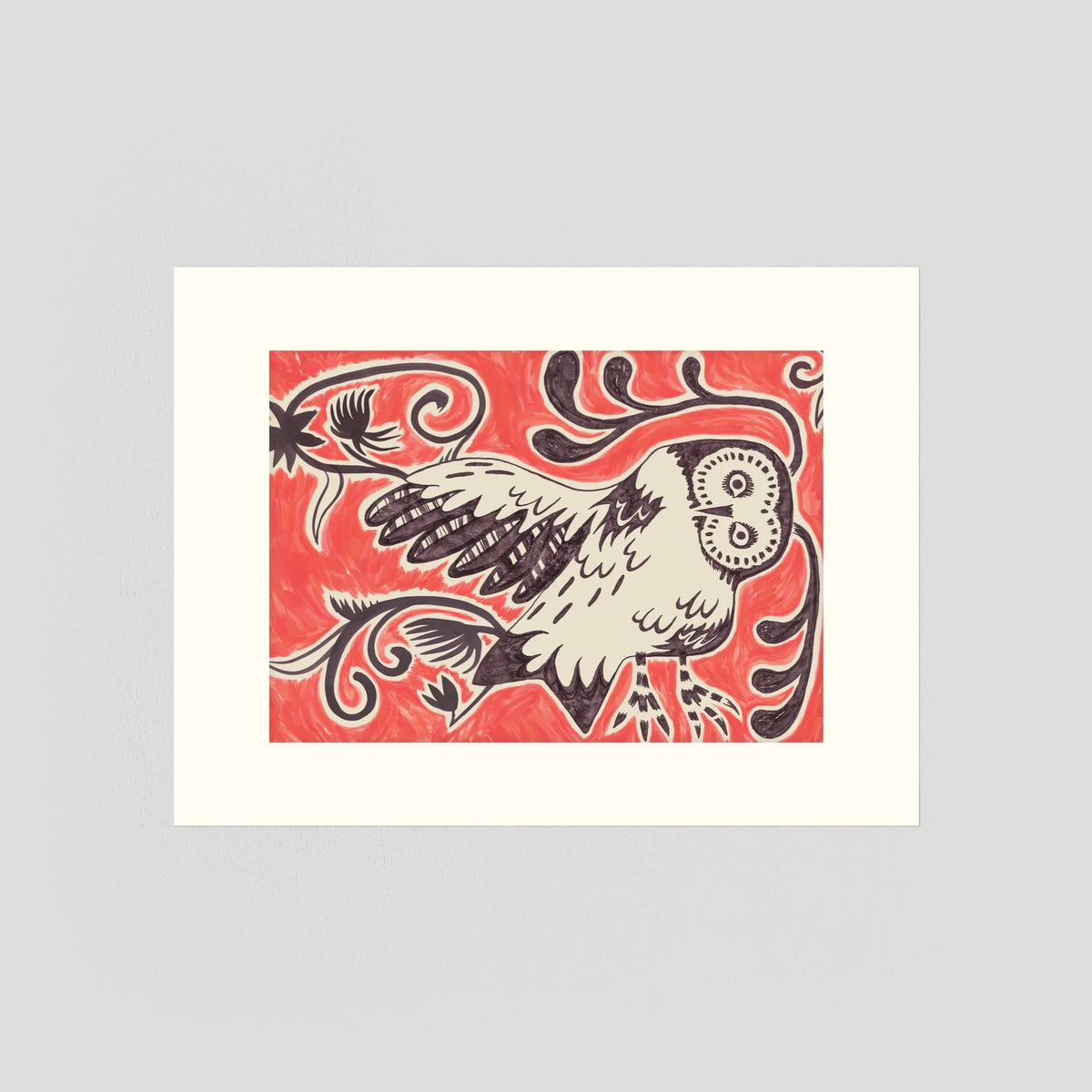 Horned Owl - Fine Art Print