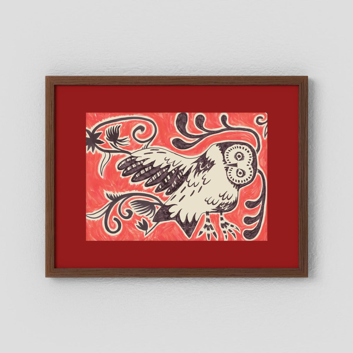 Horned Owl - Fine Art Print